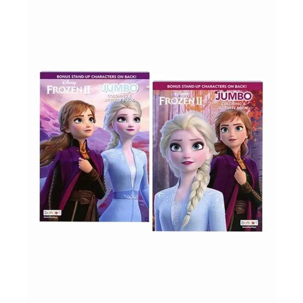 TWO Disney Frozen II Jumbo Coloring & Activity Book - Elsa and Anna - TWO BOOKS